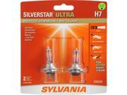 Sylvania H7 Silverstar Ultra High Performance Halogen Headlight Bulb Pack Of 2 H7SU.BP2