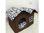 Washable Warm Mat Pad Bed House Home for Pet Dog Cat Portable 55x42x40cm