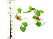 1 x Artificial Fruit Vegetable Ivy Vine Leaf Garland Fake Foliage Flowers Plants