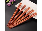 5 pairs bamboo joint eco friendly Chinese chopsticks