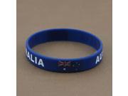 American flag Silicon Rubber Wristband Basketball Rubber Bracelet