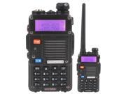 1pcs Black yannaurry BaoFeng UV 5RS 128CH 2 Way VHF 136MHz 174MHz UHF 400MHz 520MHz Radio