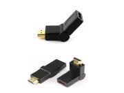 Right Angle HDMI Cable Adapter Male to Female TV Connector 270 90 Degree HDTV