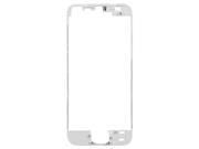 White Front Glass Lens Bezel Middle Frame Replacement Parts For Apple iPhone 5