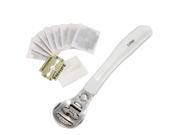 Dry Hard Skin Remover Foot Callus Shaver Corn Cutter Tool Pedicure 10 Blades