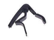 Black Classic Guitar Quick Change Clamp Key Guitar Capo For Acoustic Electric