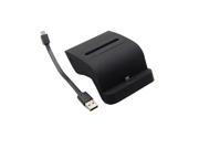 Black Stand USB Sync Dock Battery Dual Charger Cradle For Samsung