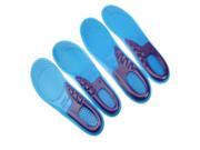 Male Female 1 Pair Silicone Gel Orthotic Arch Support Sport Shoe Massaging Insoles insert Pad
