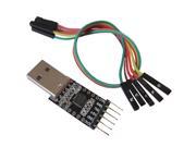 6Pin USB 2.0 to TTL UART Module Serial Converter CP2102 STC Replace Ft232 Cable