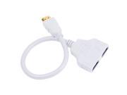 HDMI Male To 2x HDMI Female Splitter Adapter Cable Converter 1 In 2 Out 1080p