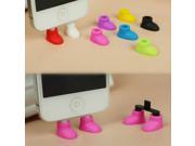 Charge Bush Dust Plug Cute Shoes Feet Shaped Anti dust Dustproof Stopper For Iphone 5