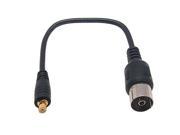 RF Coaxial to MCX Rooftop Antenna Adapter Cable DVB T TV 1pc Black