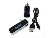 Wireless Music to Car Radio FM Transmitter For 3.5mm MP3 iPod Phones Tablets