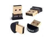 Portable USB Bluetooth v4.0 Dongle Wireless Adapter For Windows 8 7 XP