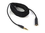 Durable 16ft 3.5mm Jack Plug M F Audio Stereo Headphone Extension Cable