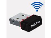 Mini Wireless USB2.0 Adapter Receiver LAN Wifi Dongle for 802.11b g n 150Mbps