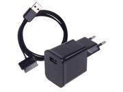 EU Travel Wall Charger USB Cable for 7 8.9 10.1 Samsung Galaxy Tab 2 Tablet