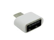 White 2.0 micro USB to USB OTG Adapter Converter FOR PC Flash MOUSE keybord COLORS