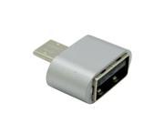 Silver 2.0 micro USB to USB OTG Adapter Converter FOR PC Flash MOUSE keybord COLORS