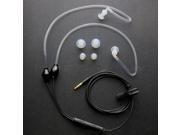 Black Headset radiation Free Air Tube cell phone Headphone Wheat Bilateral Air Duct