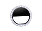 Portable Selfie LED Ring Fill Light Lamp Camera Photography For Smartphone