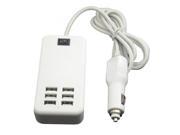 6 Multi Ports Wall Desktop Car Charger USB Power Adapter USB Devices Adapter