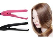 Professional Ceramic Iron Hair Straightener Curler Hairdressing Portable Tool