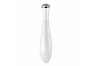 Silver White 1pc Electric Vibration Eye Face Massager Anti Ageing Wrinkle Lifting Device
