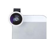Universal Detachable Clip on 180 Degree Telephoto Fisheye Lens for iPhone 4 4S 5 Fish Eye Photo Kit