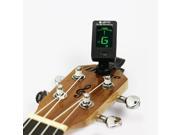Clip on LCD Digital Chromatic Electronic Guitar Tuner Bass Violin Ukulele D15