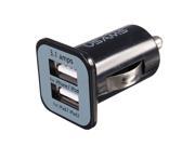 USB 2 port 3.1A Car Charger Dual USB Cable for iPhone6 5 5S iPod iPad Samsung