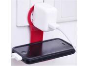 Convenient Mobile Foldable Designed Cell Phone Holder Wall Charger Hanger