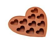 Silicone DIY Fondant Chocolate Cake Heart Shape Cookie Mold Mould Decor