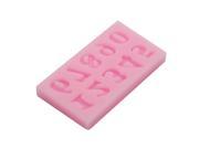 1Pc 3D Number Design Silicone Chocolate Cake Candy Cookie Mold DIY
