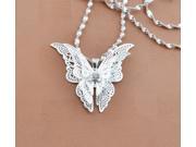 Jewelry Butterfly Necklace Pendant Long Chain Sweater Women Party Gifts