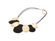 Statement Necklaces Pendants for Women Maxi Vintage Accessories Choker PU Leather Collar Jewelry