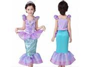 Mini Fashion Mermaid Children Kids Girls Outfits Dress Up Costume Princess Dress