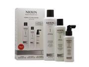 Nioxin Hair Systme Kits 1 Normal to Think Looking Fine Natural Hair