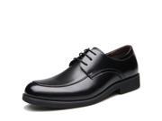 Men s Lace up Oxfords Business Dress Shoes Classic Leather Shoe For Wedding