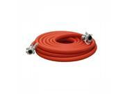 10 034RED 050 1 3 4 Air Hose Assembly Red W Couplings 50 Feet