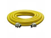 10 200YEL 050 1 2 Air Hose Assembly Yellow W Couplings 50 Feet