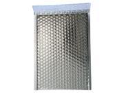 500 9.5 x 13 Silver Metallic Padded Shipping Envelopes Bubble Poly Mailers Tamper Proof Self Sealing Adhesive Flap Moisture Tear Resistant Lightweig