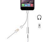 For iPhone 7 7 Plus Convertor for Lightning to 3.5mm Headphone Headset Jack adaptor charger charging earphone Cable