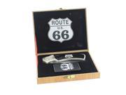 eSmart Lighter and Knife Gift Set With Multiple Themes Route 66