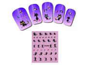 5pcs × Nail Art Stickers Water Transfer Stickers Butterfly Decal DIY Decoration