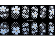 5pcs × Water Transfer Stickers Flower Decals Nail Art Stickers DIY Decoration