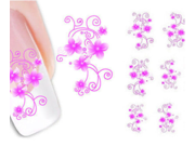5pcs × Nail Art Stickers Flowers Decals DIY Decoration Water Transfer Stickers