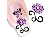 5pcs × Nail Stickers Decals The New Water Transfer Concise Pattern For Fingers