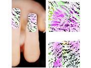 5pcs × Nail Art Water Transfer Wraps Stickers MultiColor Beautiful DIY Tips Decoration