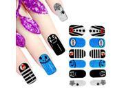 5pcs × Nail Stickers Nail Stickers 3D Decals Multi Color DIY Decoration